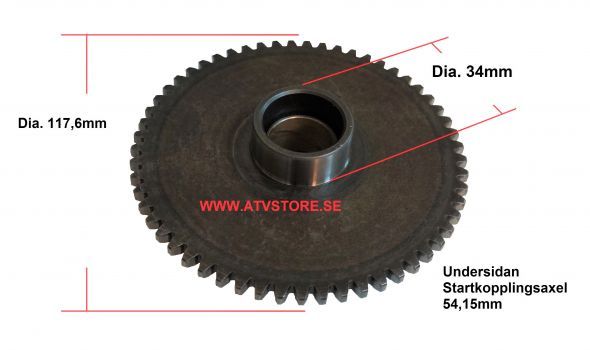 Startdrev 117,5mm