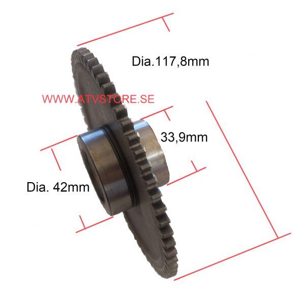 Startdrev 117,8mm