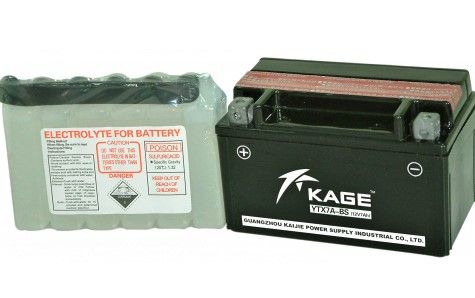 Batteri 7Ah  YTX7A-BS