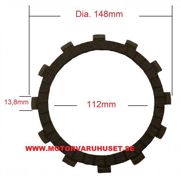Lamell 148mm