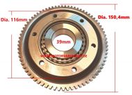 Startkoppling 116mm med drev