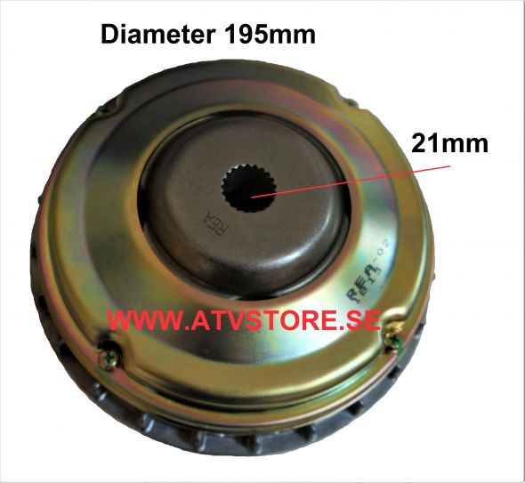 Variator komplett 195mm