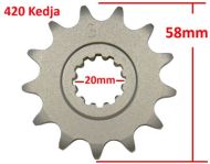 Framdrev 13 kugg - 20mm - 420