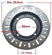 Bromsskiva 89-208-4