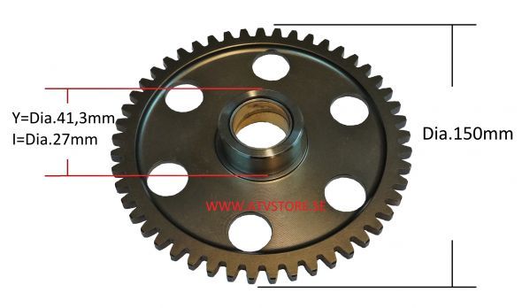 Startdrev 150mm