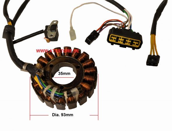 Stator 93mm Quad