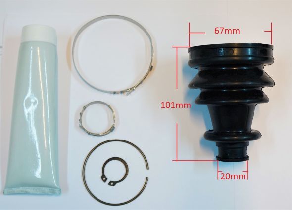 Damasksats 67x20-101mm