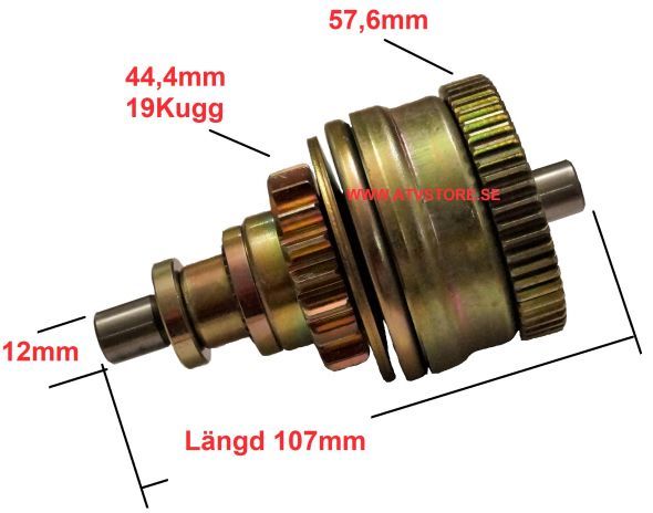 Bendixdrev 107mm