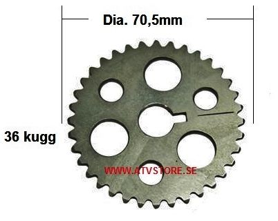 7.Kamdrev 70,5mm