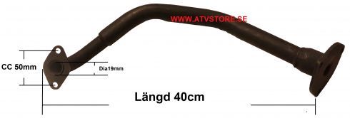 Avgaskrök 19mm
