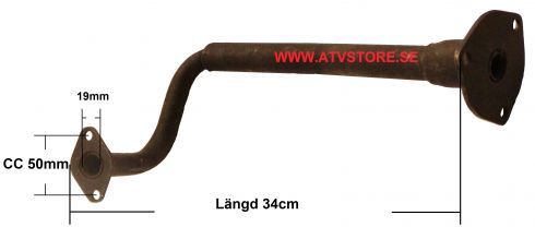 Avgaskrök 19mm