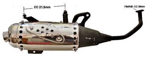 Ljuddämpare 75cm