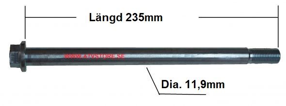 Axel 235mm x M12
