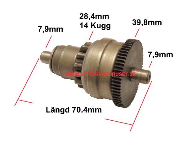 Bendixdrev 70,4mm