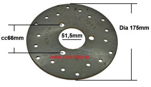 Bromsskiva 52-175-3