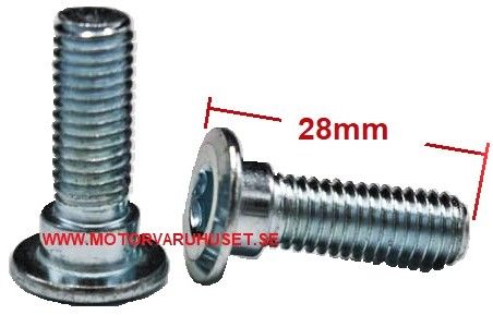 Bromsskivbult M8x28mm