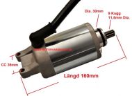 Startmotor 160mm / 9Kugg