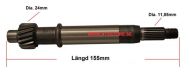 Drivaxel 155mm skoter 50cc