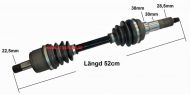 Drivaxel 52cm