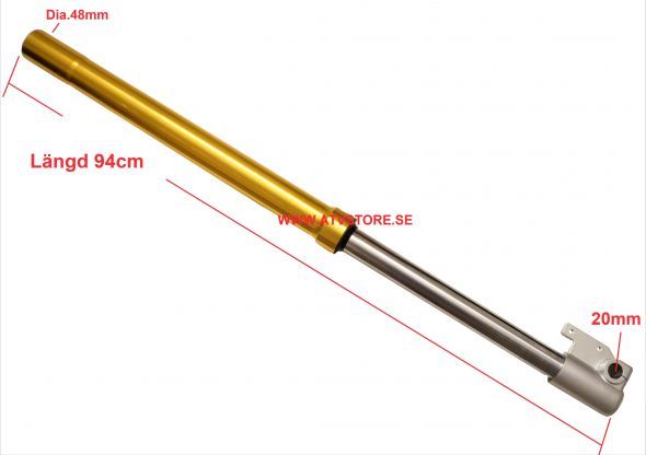 Gaffelben 94cm Höger
