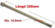 Axel 320mm x 15mm