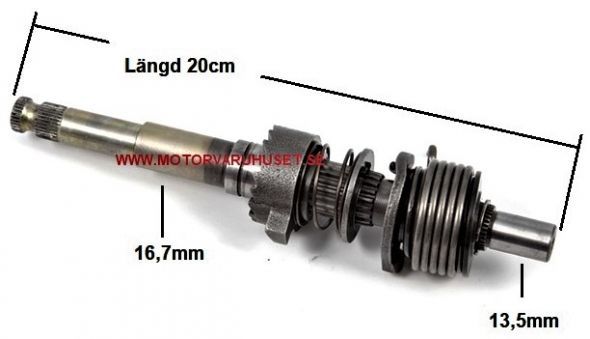 Kickaxel 200mm