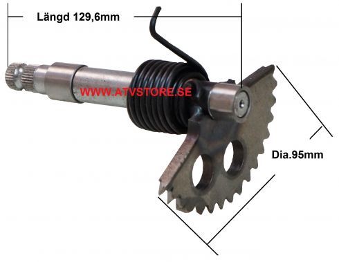 Kickaxel 129,6mm