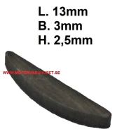 Krysskil 13x3x2,5mm