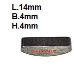 Krysskil 14x4x4mm