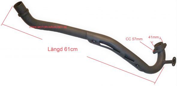 Avgaskrök 61cm / 41mm