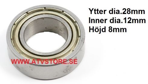 Lager 28-12-8mm