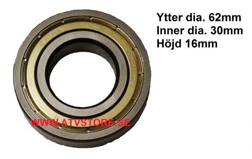 Lager 62-30-16mm