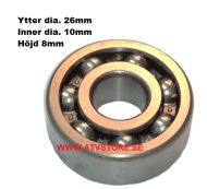 Lager 26-10-8mm