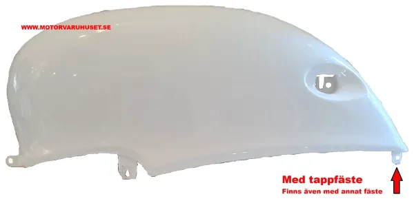 Sidkåpa 1003 Vit Vänster