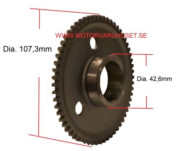 Startdrev 107,3mm