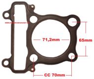 Toppackning 71,2mm