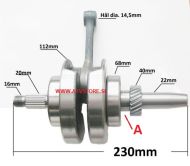 8. Vevaxel 23cm