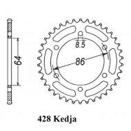 428 Kedja 6 Bult