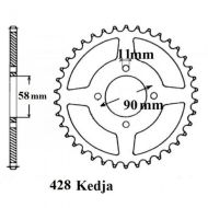 428 Kedja 4 Bult