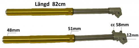 Framgaffel 820mm