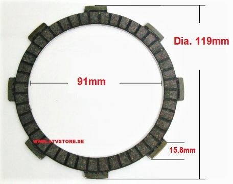 Lamell 119mm
