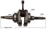 Vevaxel 31,4cm