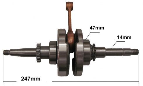 Vevaxel 50cc 4-Takt