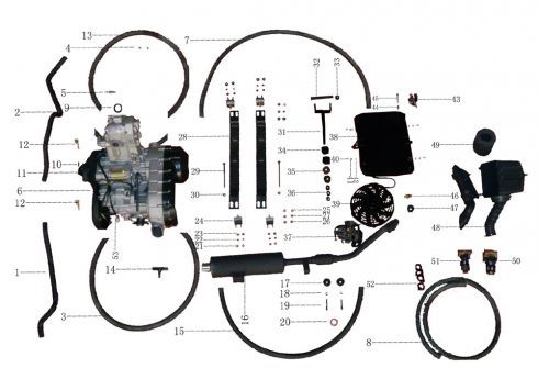MOTORDELAR 550cc