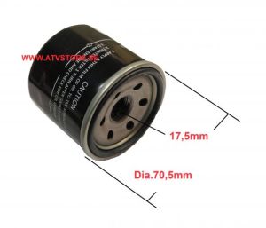 Oljefilter 70,5mm