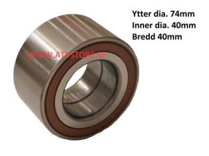 Hjullager 74-40-40mm