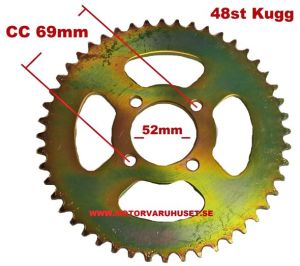 420 Kedja 4 Bult - CC 69mm - 48st Kugg