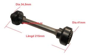 Kardanaxel 215mm bak