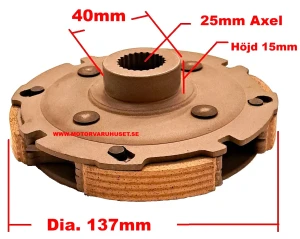 Koppling 137/ 40 / 25mm