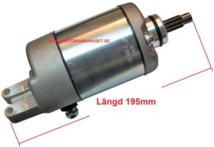 Startmotor 195mm / 10 Kugg